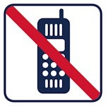 Piktogram mobilförbud