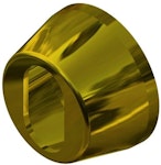 Cylinderring 30mm utsida B/P blankmässing