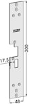 Monteringsstolpe ST1802-B plan