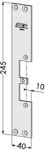 Monteringsstolpe ST9546V plan vä