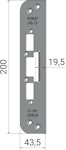 Monteringsstolpe T45-19