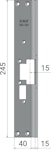 Monteringsstolpe T30-15V