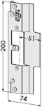 Monteringsstolpe ST9548 51mm