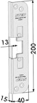 Monteringsstolpe ST3532-1 vinklad