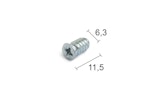 Systemskruv 6,3 X 11,5mm Galv SB