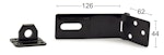 Hasp 2365 svart SB