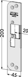 Monteringsstolpe ST4030V-20 plan vä