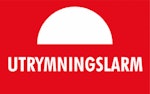 Skylt utrymningslarm 80x50mm