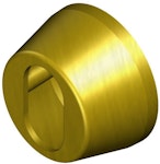 Cylinderring 30mm utsida BB mattmässing