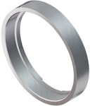 Distansring 9mm mattkrom