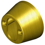 Cylinderring 33mm insida BB mattmässing