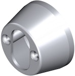 Cylinderring 30mm insida satin
