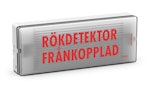 Ljusskylt rökdetektor frånkopplad