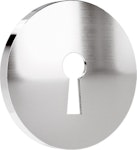 Nyckelskylt t.s1 borstad krom PP