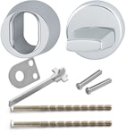 Behörssats ovalcyl 16-21 F1 aluminium silver SB