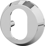 Cylinderring DR 7320 oval 21mm krom
