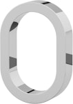 Distansring DA7395 5mm krom