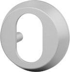 Cylinderring DR 7320 oval 6mm mattsilver