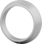 Cylinderring R7352 rund 18mm mattsilver