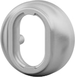 Cylinderring DR D7320 oval 8-19mm mattsilver
