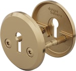 Nyckelskylt DA 7190 mattmässing