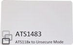 Programmeringskort ATS1483 Advanced för ATS118x Säkert läge