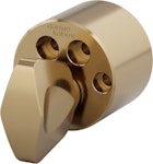 Vredcylinder KC2573SL återfjädrande rund mattmässing