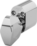 Vredcylinder KC2542SL återfjädrande oval krom