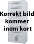 Fastighetsbox Svenskboxen Kompakt 1x4 svart