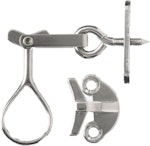 Fönsterlås 281 med höghake inkl. skruvar nickel