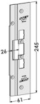 Monteringsstolpe ST4154-26 plan