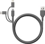 USB-kabel 3-in-1 CY1N USB-C + Micro-USB + Apple Lightning 1m