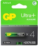 Batteri 24AUP/LR03 AAA 1,5V Ultra Plus alkaliskt 4-pack SB