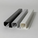 Klämskydd PG vit gångjärnssida