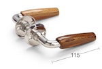 Trycke A8130 teak/mä nickel